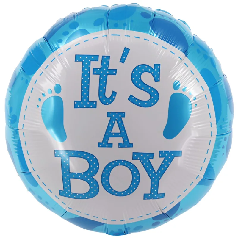 18″ Μπαλόνι Γέννησης It’s a Boy πατουσάκια