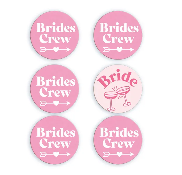 Σετ Κονκάρδες Bachelorette - Brides Crew