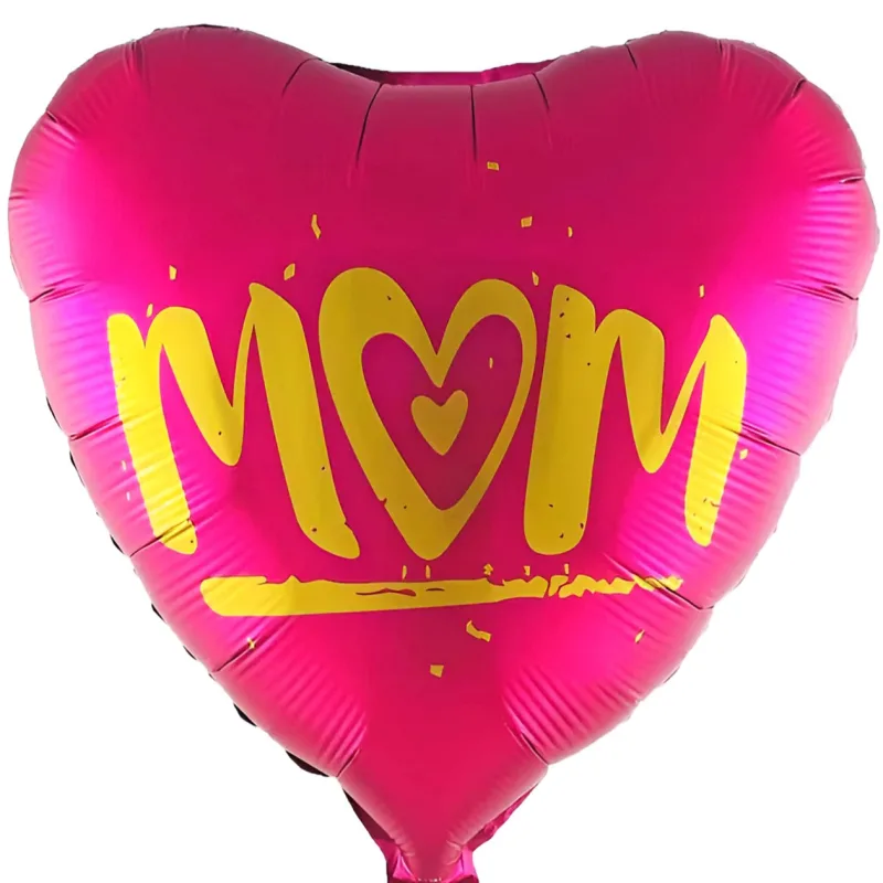 18″ Μπαλόνι Καρδιά φούξια Mom