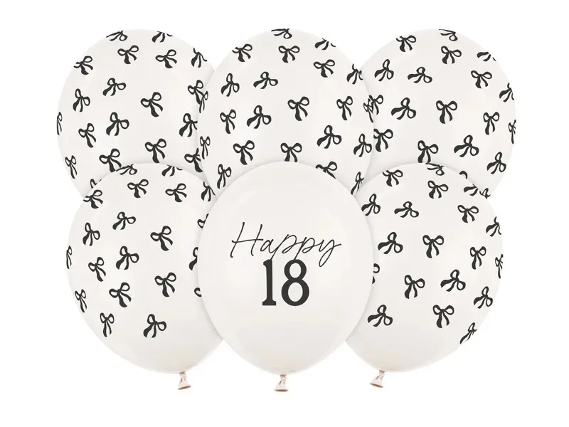 Σετ Μπαλόνια Happy 18 (6 τεμ)