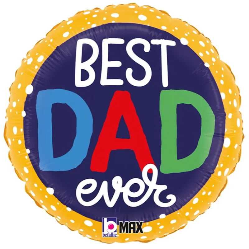 18'' Μπαλόνι "Best Dad Ever" bubbles