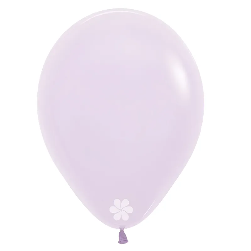 Λιλά Pastel Matte λάτεξ Μπαλόνι