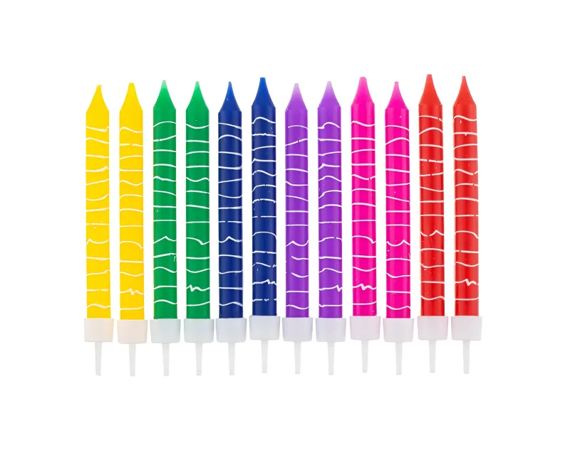 Κεράκια Γενεθλίων Crayons (12 τεμ)