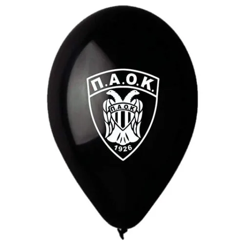 12" Μπαλόνι τυπωμένο ΠΑΟΚ (25 τεμ)