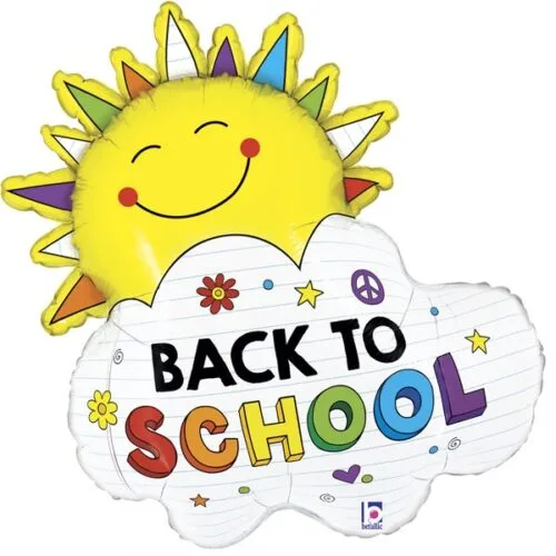 31" Μπαλόνι Ήλιος Back to School
