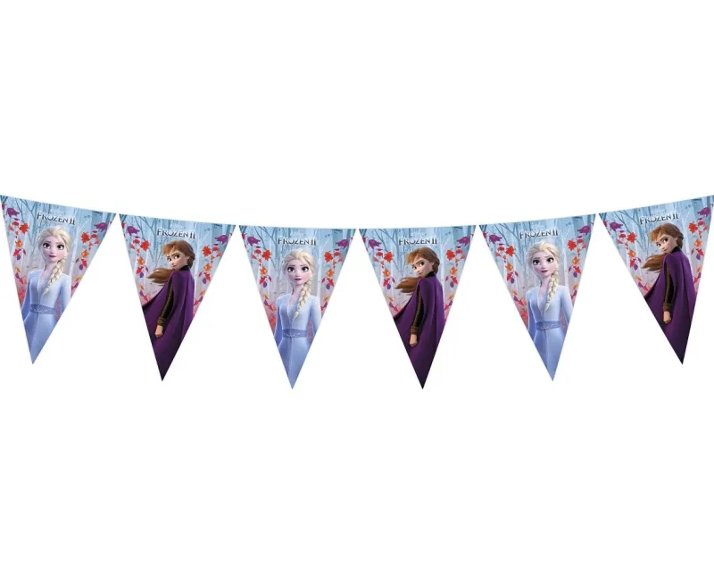 Τριγωνικά Σημαιάκια Frozen II 2.2m
