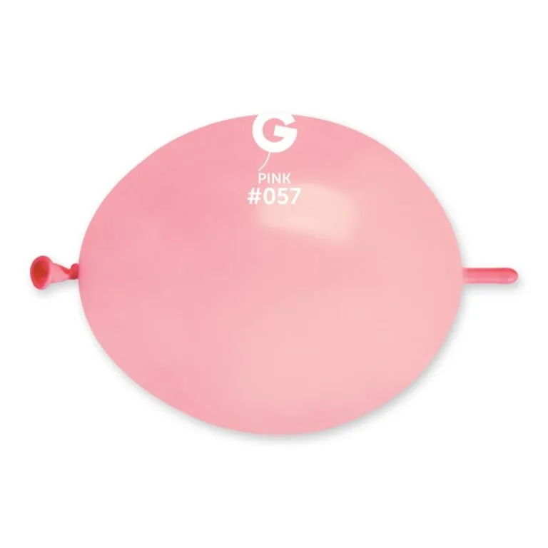 6″ Ροζ Μπαλόνι Link-O-Loons με ουρίτσα (100 τεμ)
