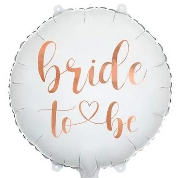 18" Μπαλόνι Bride To Be Λευκό