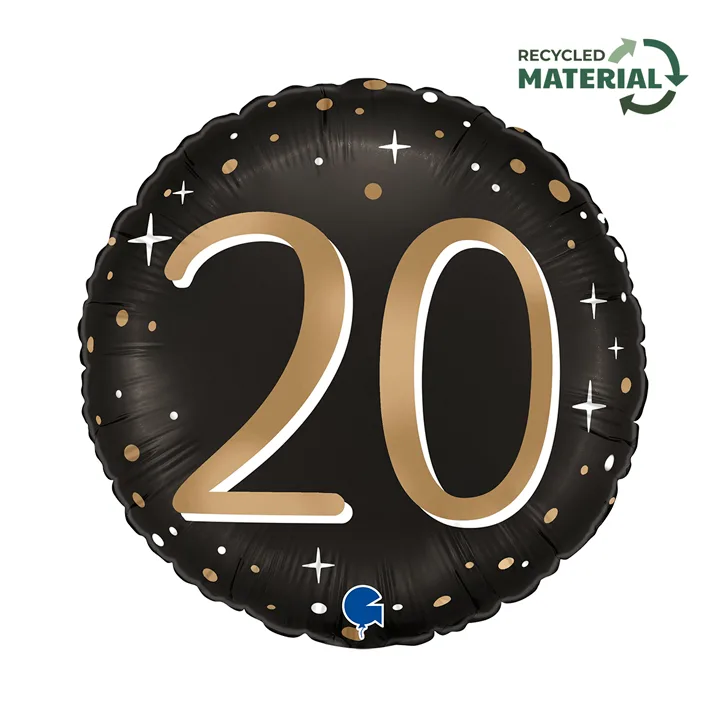 18" Μπαλόνι 20th Birthday Sparkling