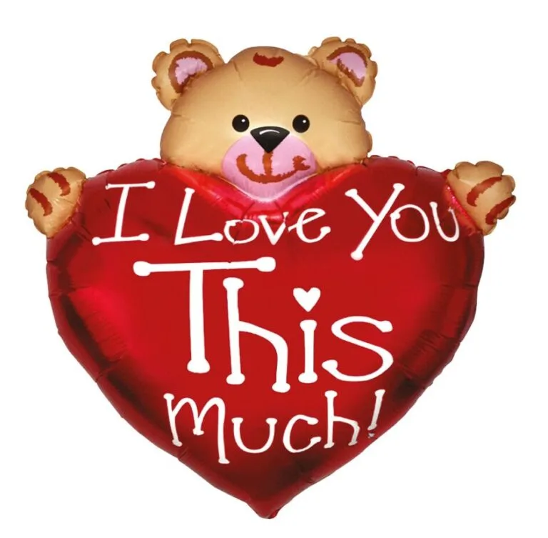 24" Μπαλόνι Αρκουδάκι 'I Love you this Much'