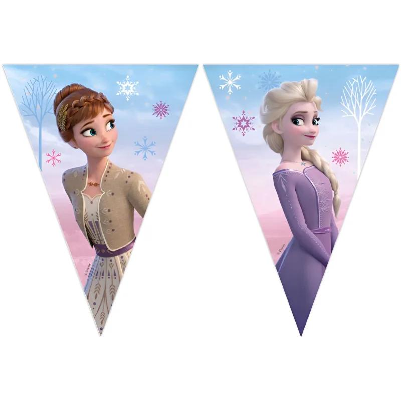 Τριγωνικά Σημαιάκια Πάρτυ - Frozen (230 cm)
