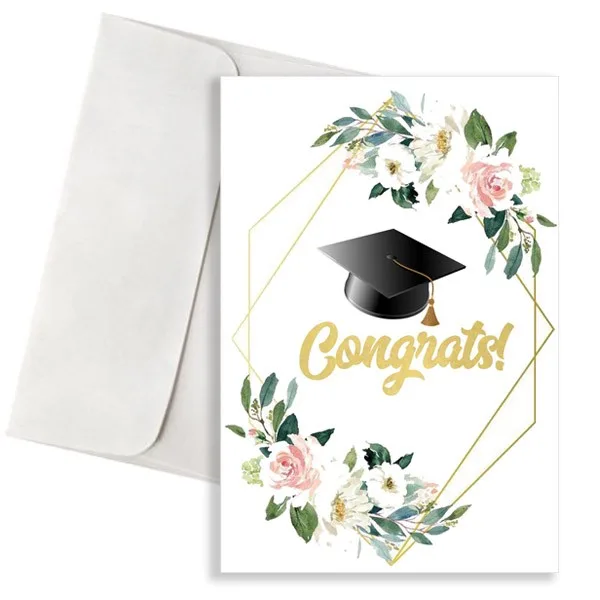 Κάρτα Αποφοίτησης "Congrats"