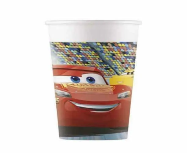 Ποτήρια Cars McQueen (8 τεμ)