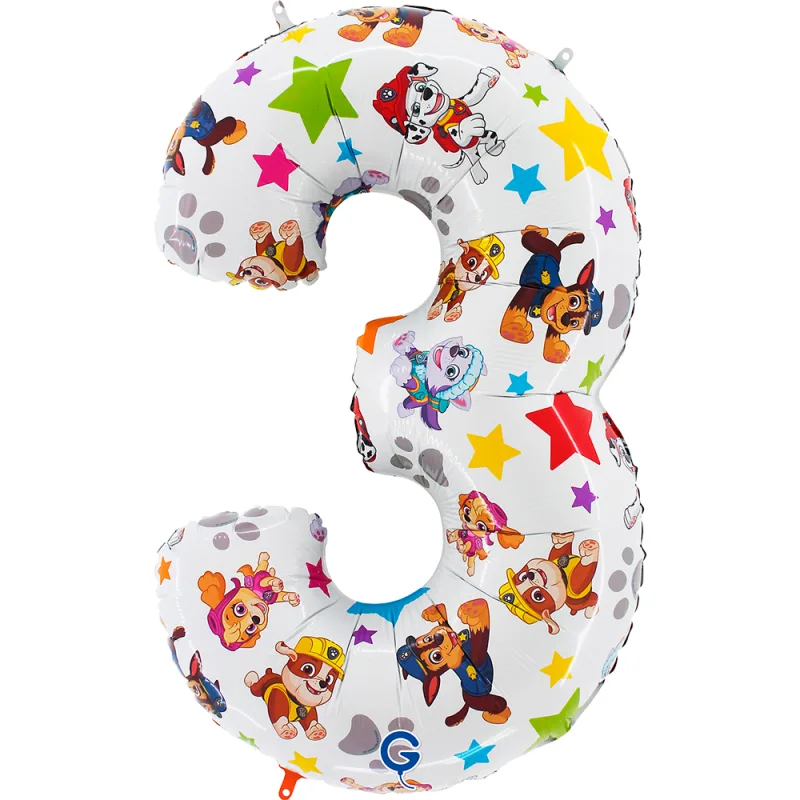 26” Μπαλόνι Paw Patrol – Αριθμός 3
