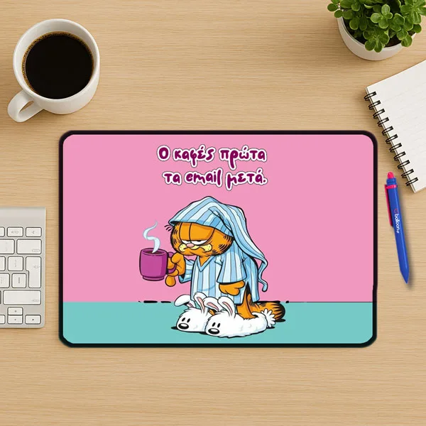 Mouse Pad Gaming - Garfield Με Όνομα