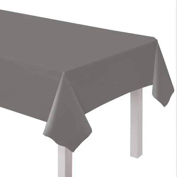Τραπεζομάντηλο γκρι Graphite - Χάρτινο (274x137 cm)
