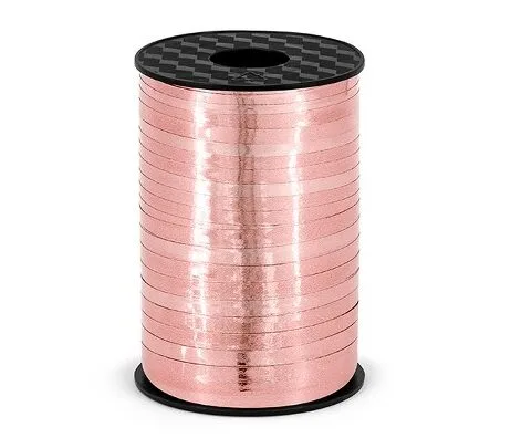 Rosegold Ξυλοκορδέλα για μπαλόνια 225m