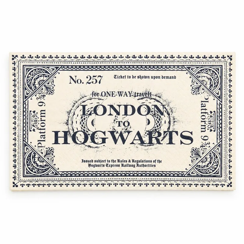 Χαρτοπετσέτες Harry Potter - Εισιτήριο London to Hogwarts (20 τεμ)