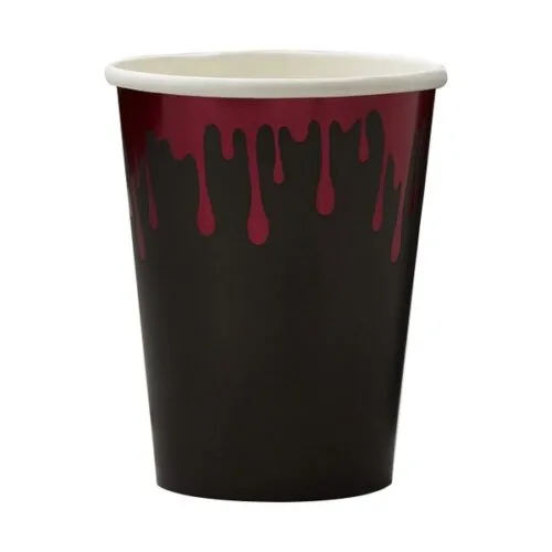 Ποτήρια πάρτυ Blood Drip (8 τεμ)