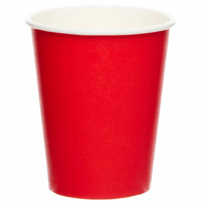 Ποτήρια χάρτινα κόκκινα Fiesta (8 τεμ)