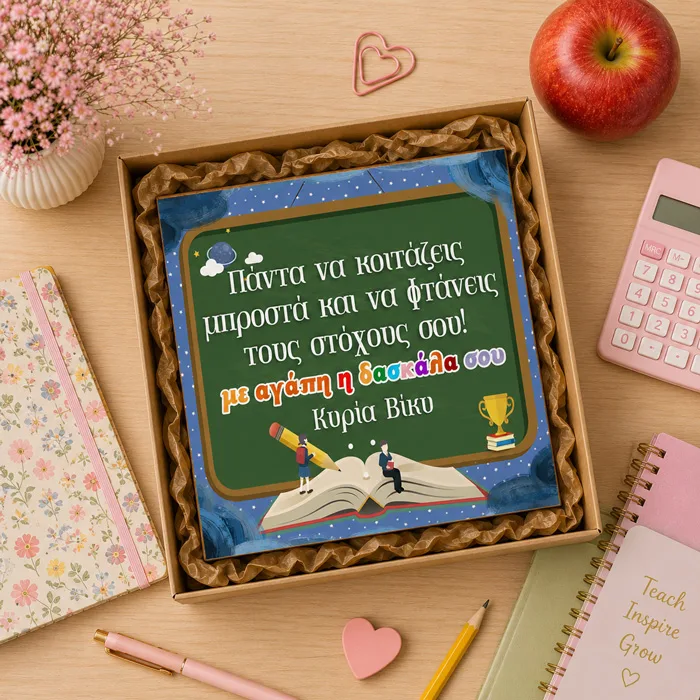 Αναμνηστικό Δώρο από Δασκάλα - Καδράκι "Στόχοι"