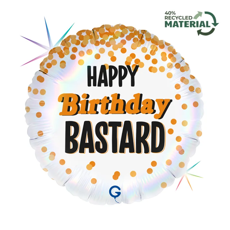 18" Μπαλόνι - Happy Birthday Bastard
