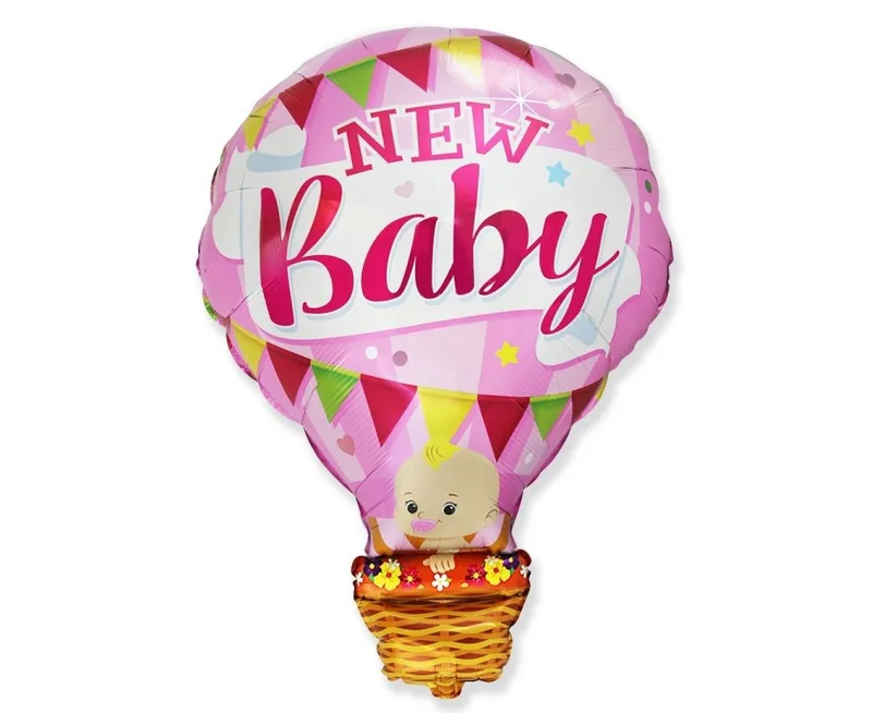 24" Μπαλόνι γέννησης Αερόστατο New Baby Girl