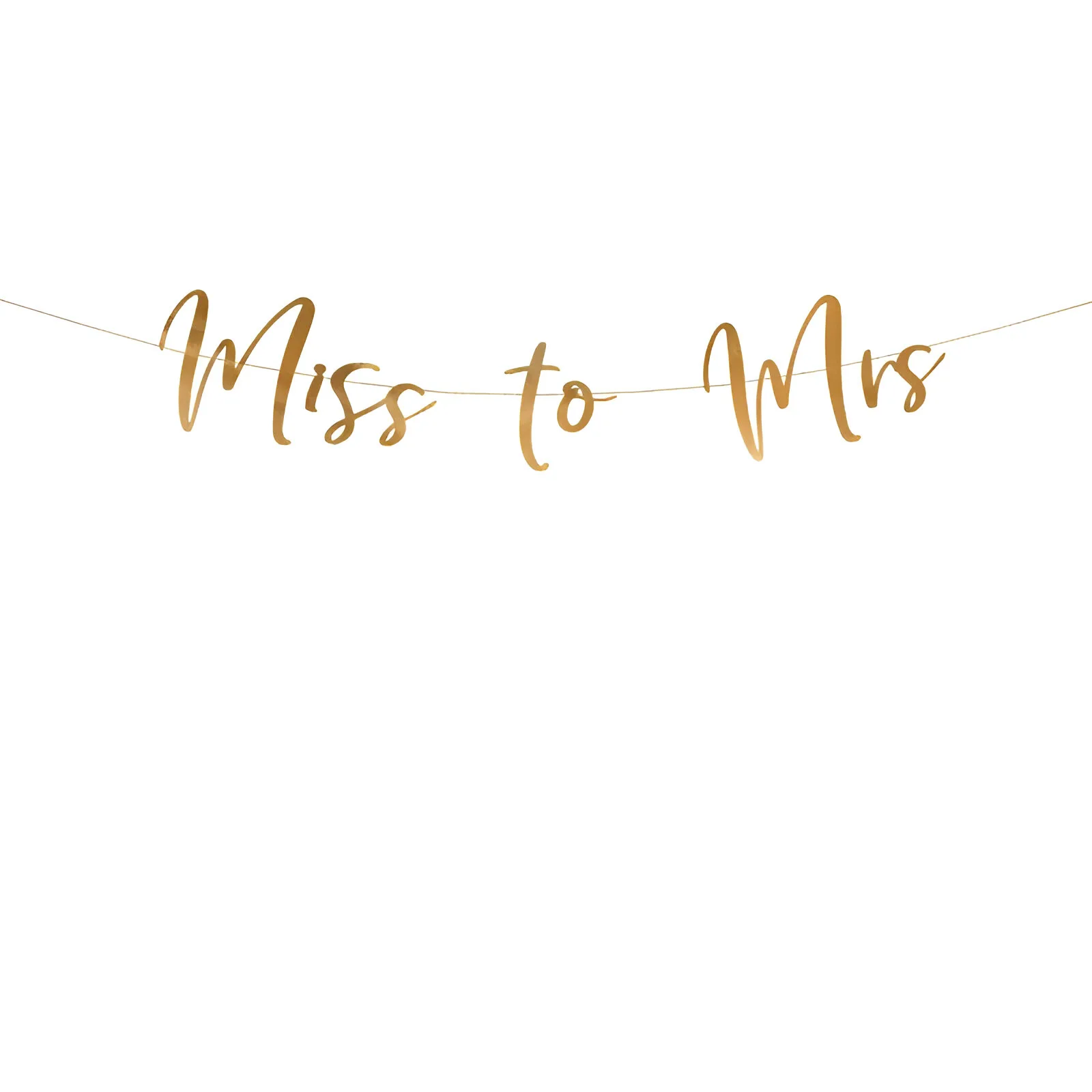 Γιρλάντα για Bachelorette "Miss to Mrs"