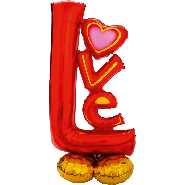 AirLoonz Τεράστιο Μπαλόνι "Love" κόκκινο