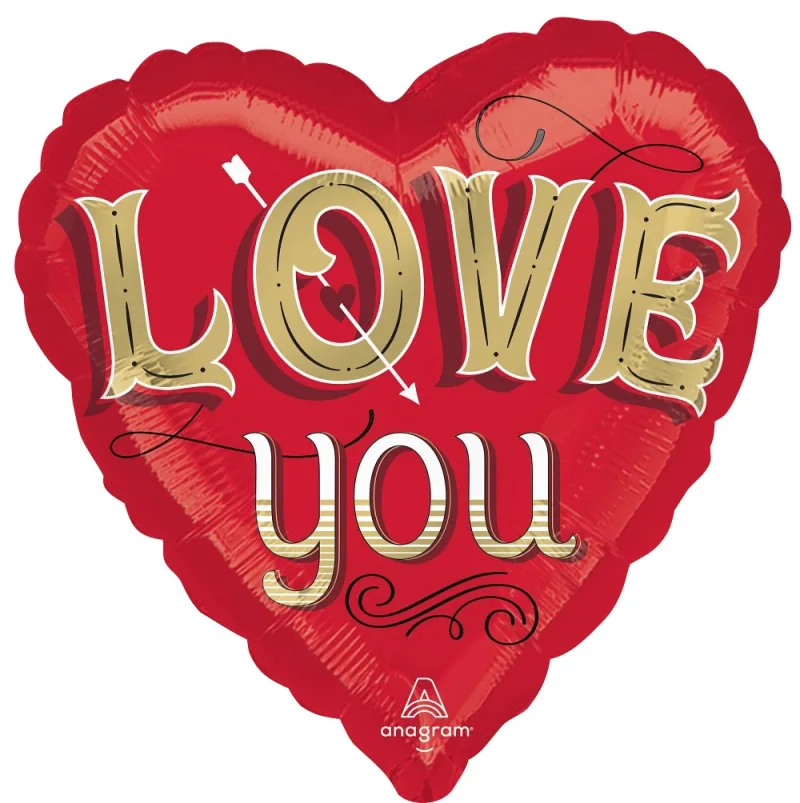 18" Μπαλόνι καρδιά Just My Type Love You