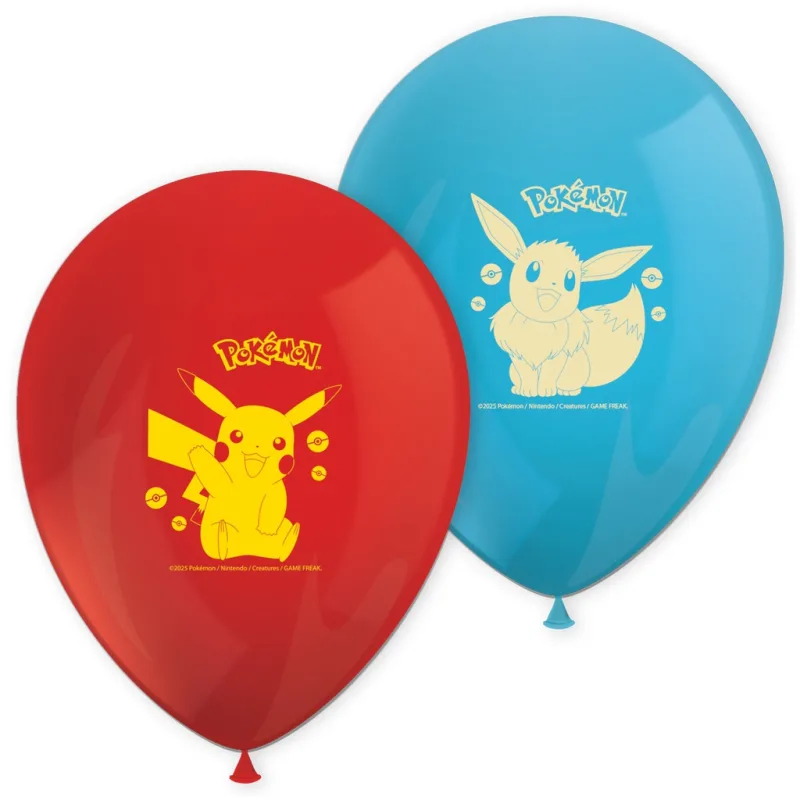 Λάτεξ Μπαλόνια Pokemon (8 τεμ)