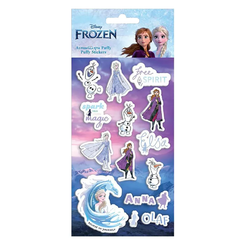 Αυτοκόλλητα 3D Frozen 2 (15 τεμ)