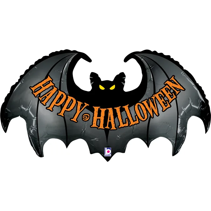 39" Μπαλόνι Νυχτερίδα Happy Halloween