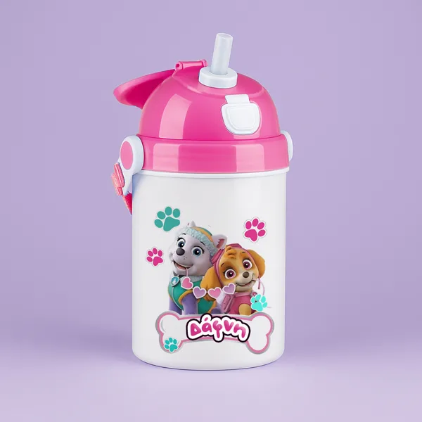 Παιδικό Παγούρι - Paw Patrol Ροζ 400ml