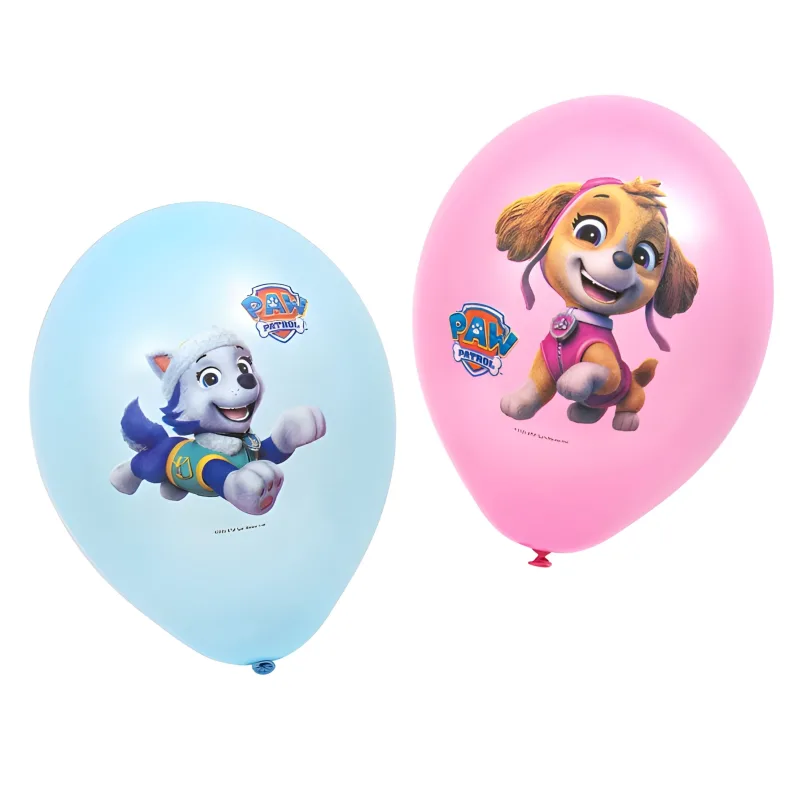 Σετ Λάτεξ Μπαλόνια - Paw Patrol Κορίτσι (6 τεμ)