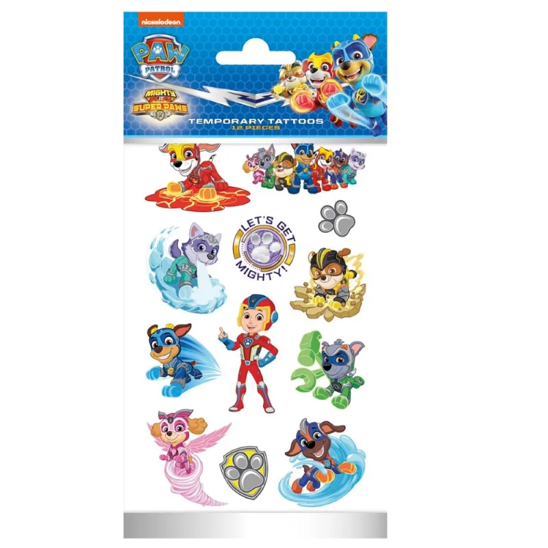 Παιδικά Τατουάζ Paw Patrol (12 τεμ)