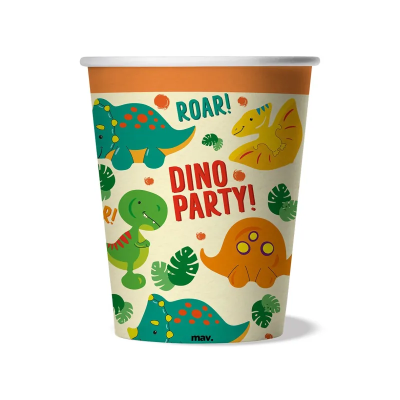 Ποτήρια πάρτυ Dino Party (8 τεμ)