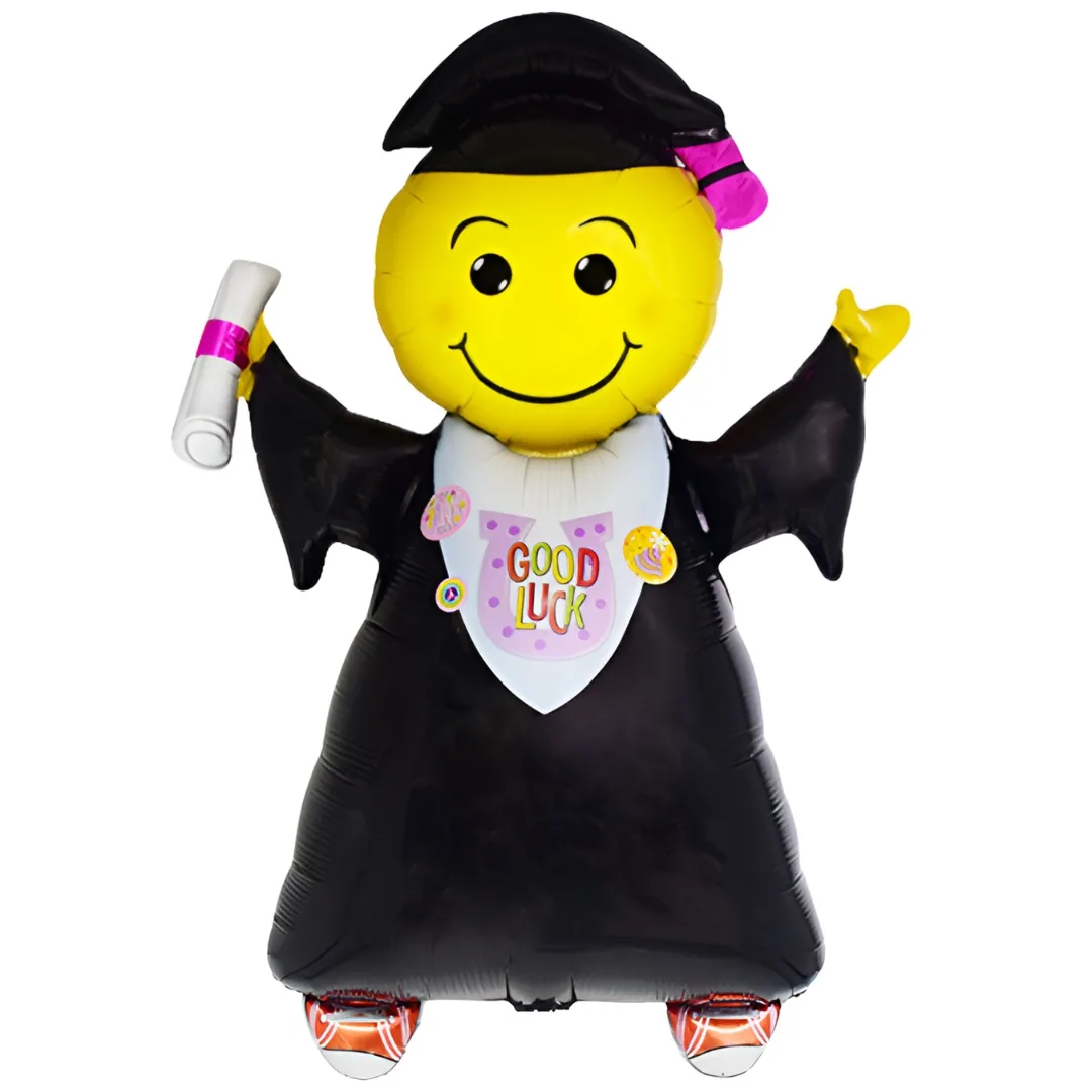 35″ Μπαλόνι Απόφοιτος Emoji φιγούρα