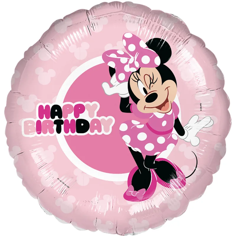 18" Μπαλόνι Happy Birthday - Minnie Mouse