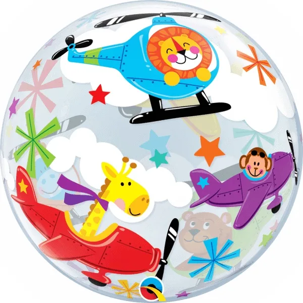 22" Μπαλόνι Bubble Ιπτάμενο Τσίρκο