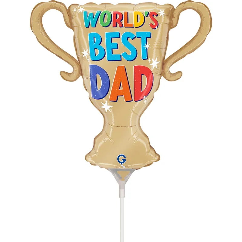 14" Mini Shape Μπαλόνι - Κύπελλο Best Dad