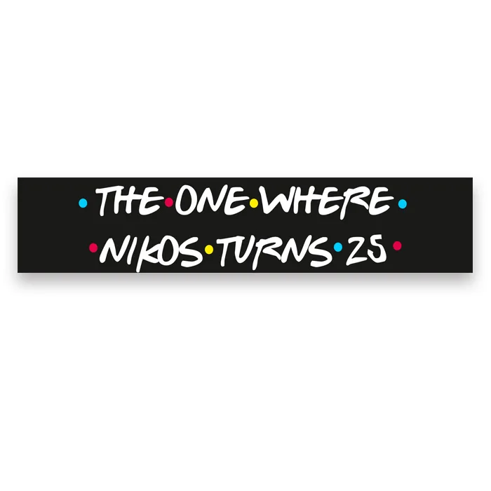 Banner Τα Φιλαράκια "The One Where Turns"