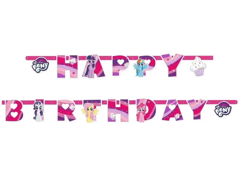 Γιρλάντα Happy Birthday Μικρό μου Πόνυ (200cm)