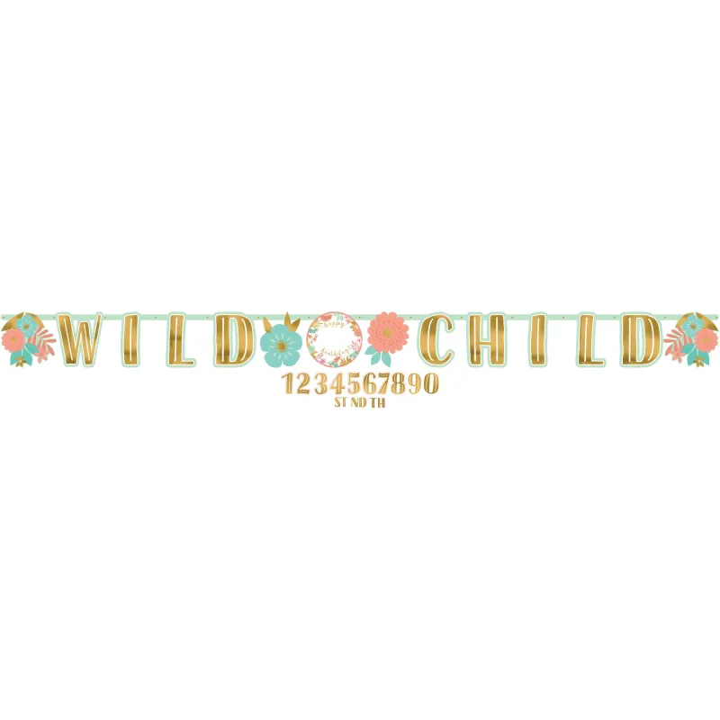 Boho Μπάνερ "Wild Child" 320cm