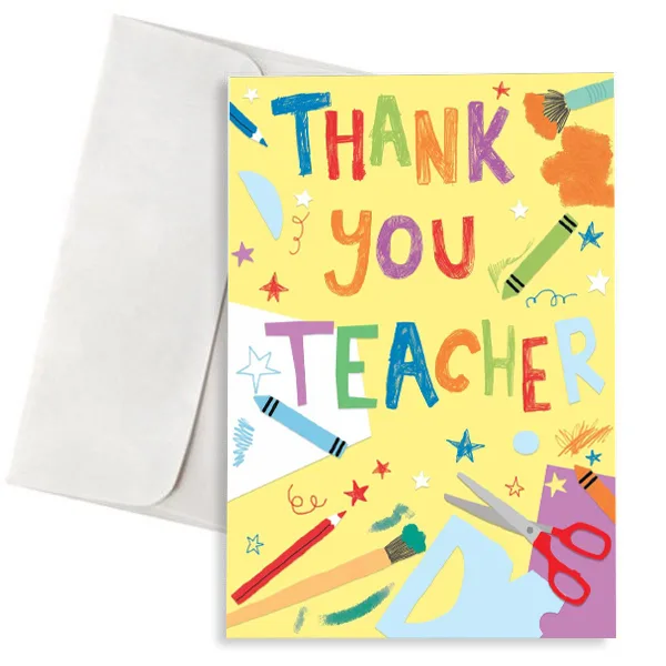 Ευχετήρια Κάρτα - Thank You Teacher