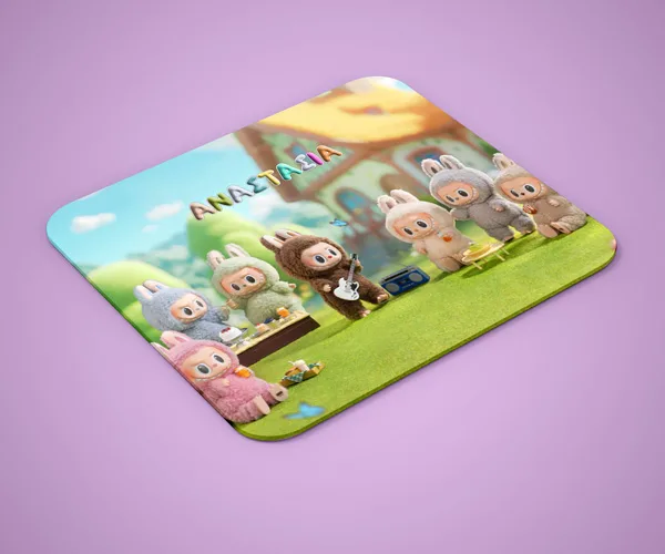 Mouse Pad - LABUBU Garden Party