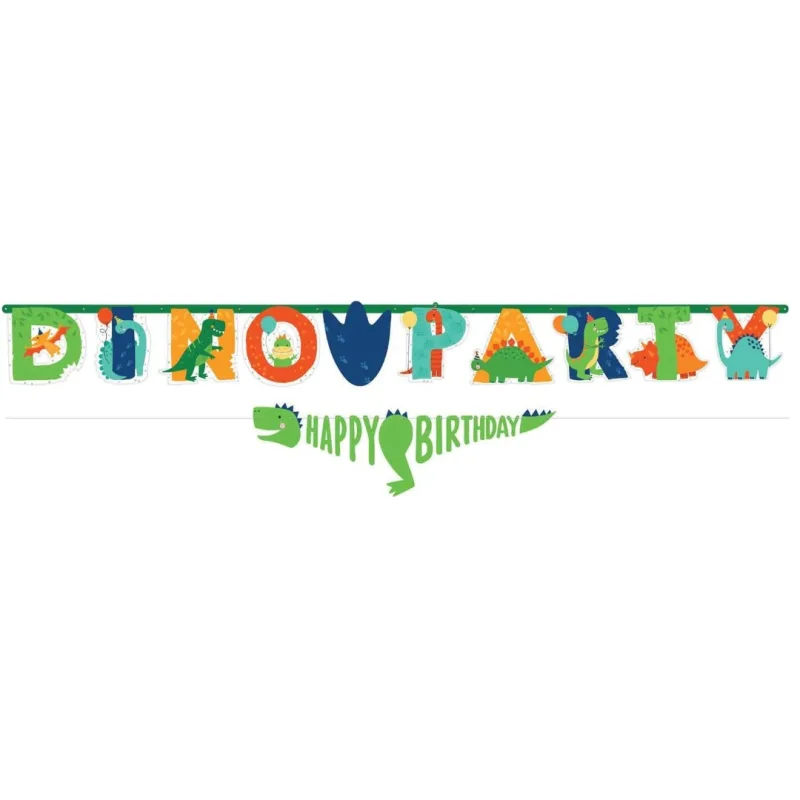 Μεγάλη γιρλάντα Dino-Party 230 cm