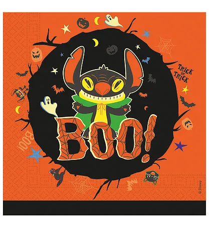Χαρτοπετσέτες - Stitch Halloween (20 τεμ)