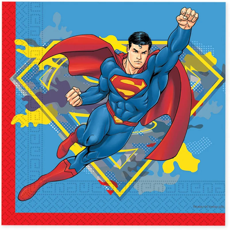 Χαρτοπετσέτες Superman (20 τεμ)
