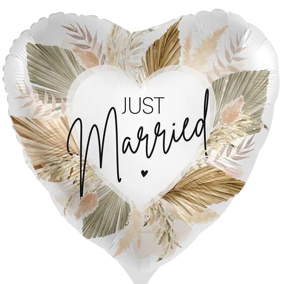 18" Μπαλόνι Just Married Boho